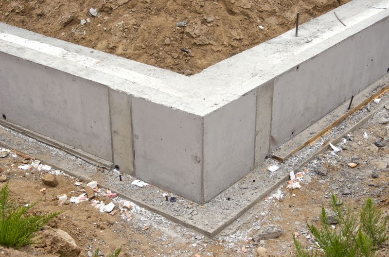 Construction Site with Crushed Concrete Base